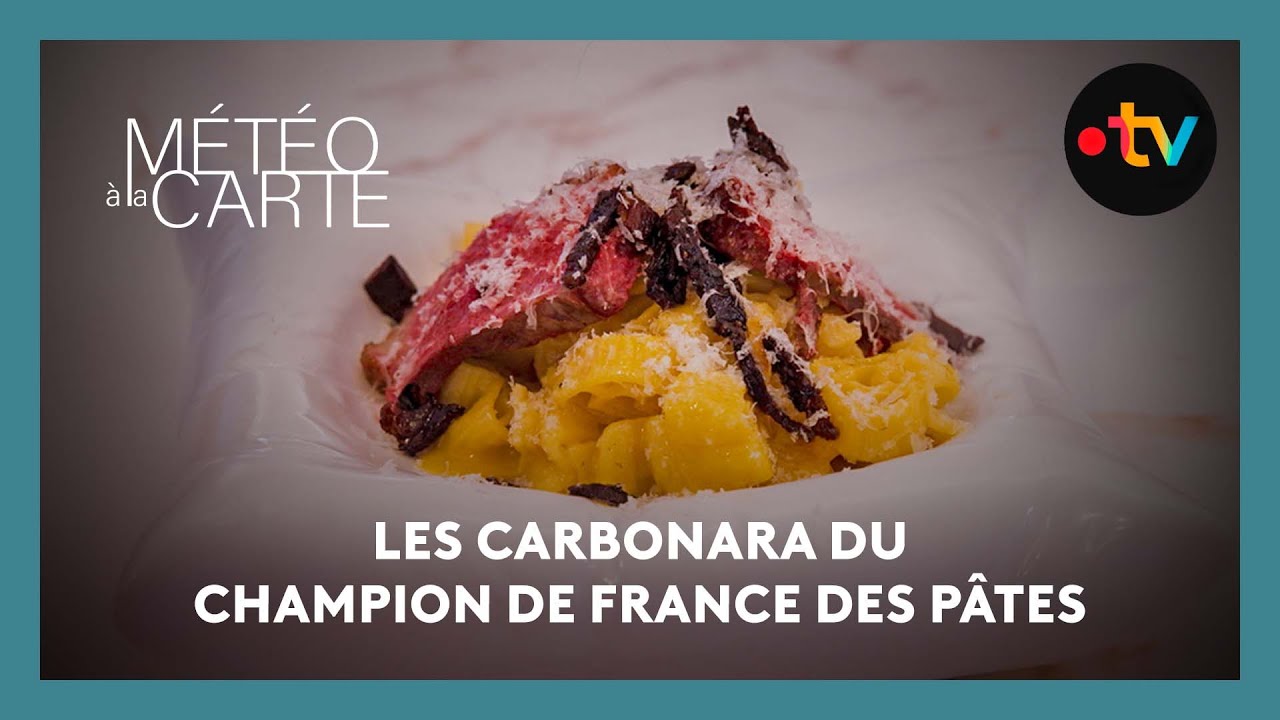 Gastronomie : les carbonara du champion de France de pâtes