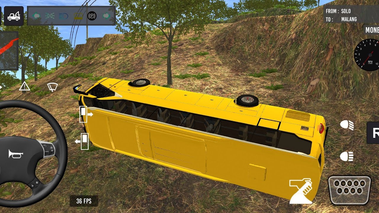 BUSSID SEASON 2 part -96😰Dangerous Mountain Roads 🏔️💥 Couch bus simulator India 