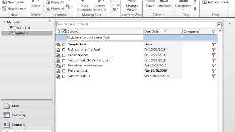 Outlook 2010 View Tasks You Have Assigned to Others