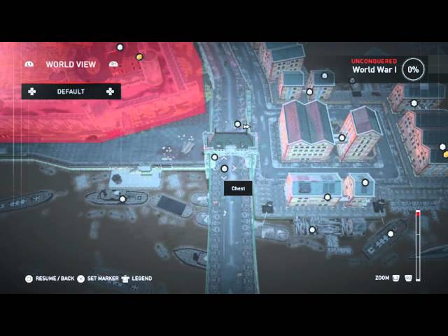 Assassin S Creed Syndicate World War I All Chests Map Only Youtube