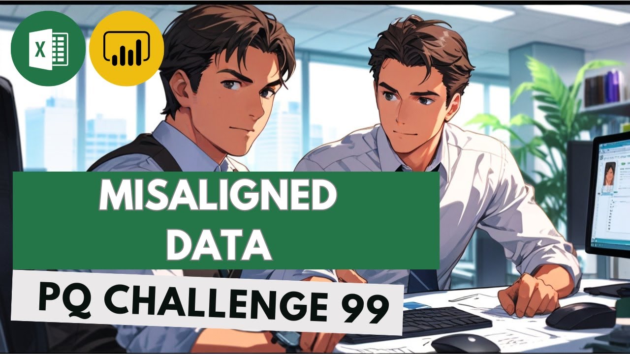 Fix Misaligned Rows Like a PRO! - Power Query Challenge 99