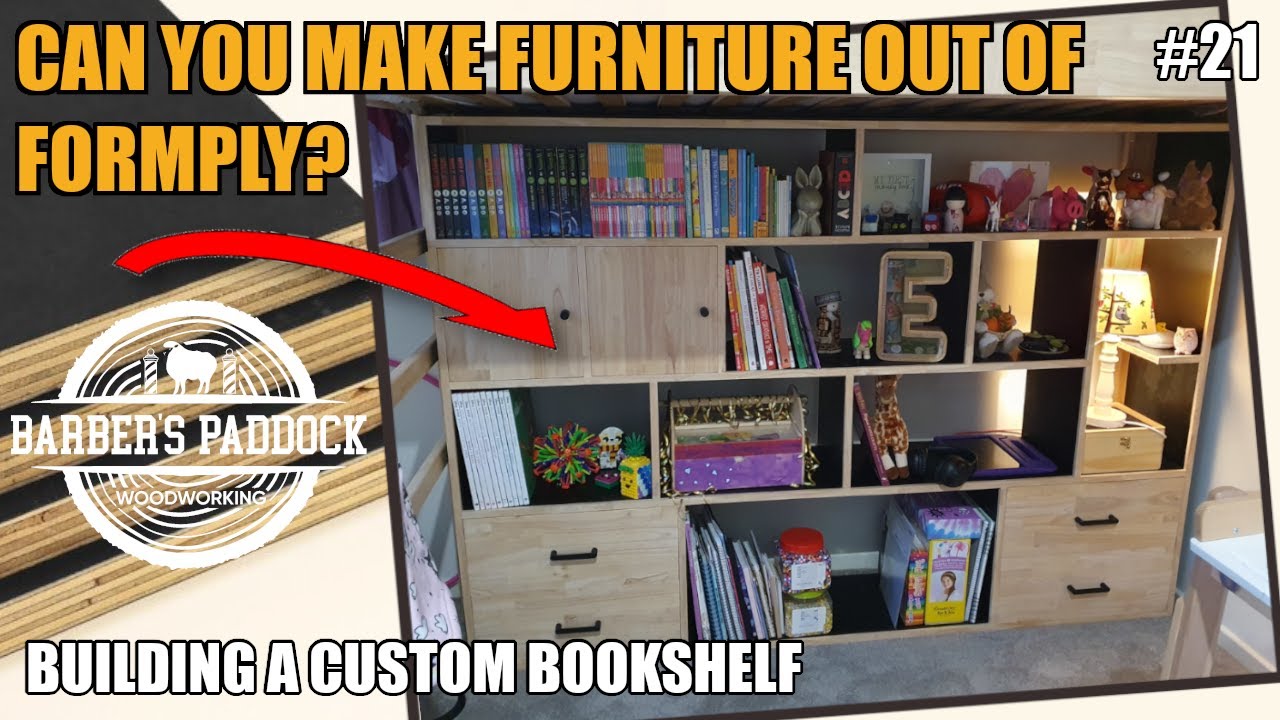 Can you make furniture out of Formply? Building a custom bookshelf