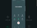 SAMSUNG GALAXY S8 Android 9 UNAVAILABLE Incoming Call