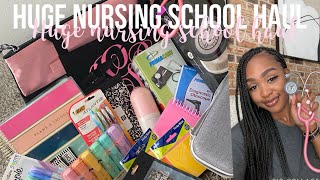 HUGE NURSING SCHOOL HAUL!