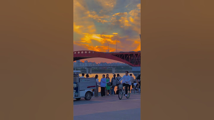 해질때 서울망원한강 가야하는 이유📸#한강 #노을