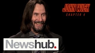 Keanu Reeves on the 'crazy cakes' car-fu of John Wick 4 | Newshub