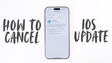 How to Cancel and Delete an iOS update