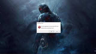 How to solve the error - To run this application, you must install .NET core (For app developers) - YouTube How To Solve The Error - To Run This Application, You Must Install .Net Core (For App Developers) - Youtube