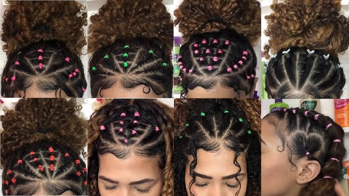 penteado com elástico 