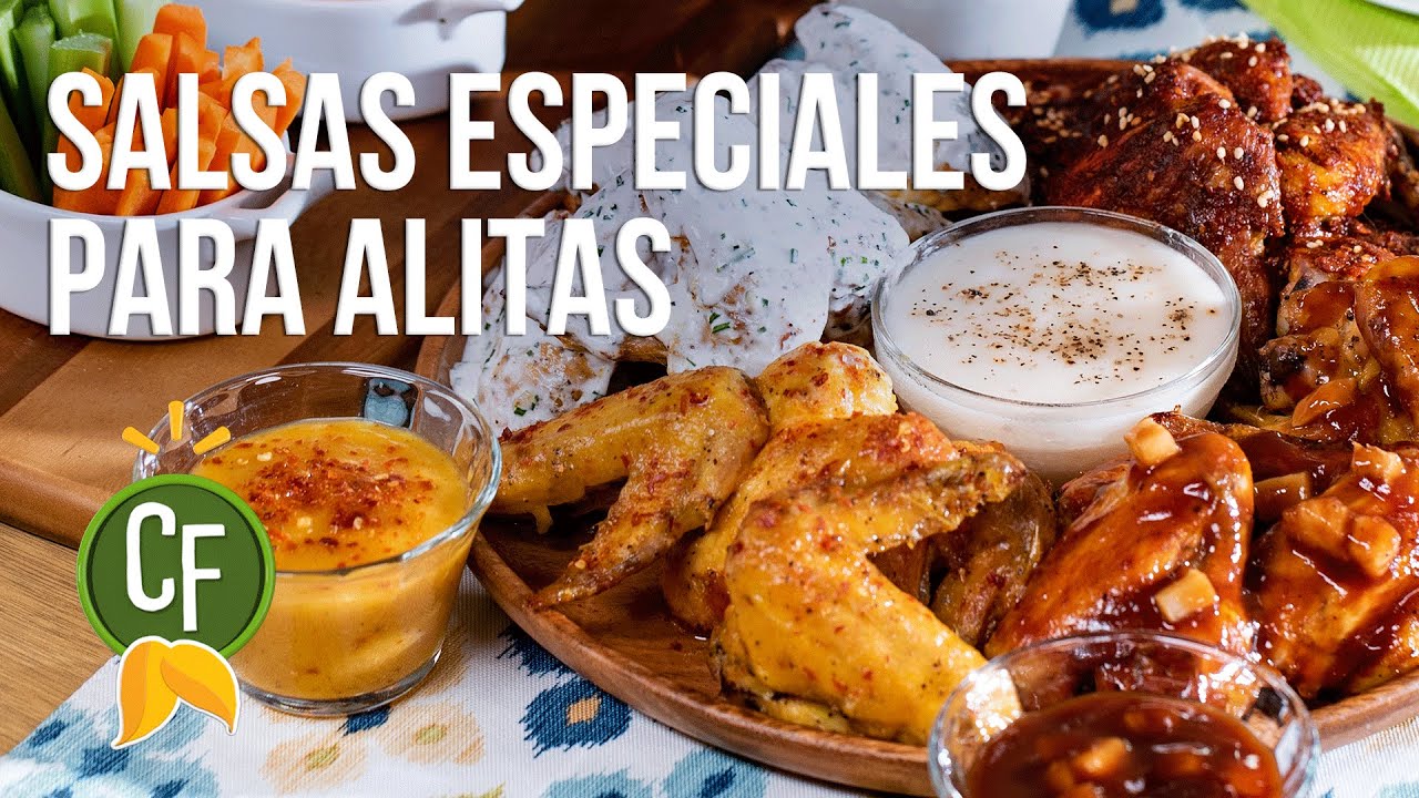 ? Salsas Especiales para Alitas ? | Cocina Fresca - YouTube