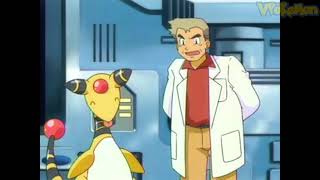 Ampharos attacks Professor Oak | Professor Oak Funny Moments