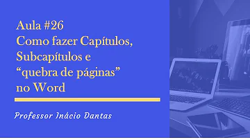Como definir capítulo no Word?