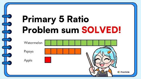 Primary 5 ratio problem sum | Singapore math bar models