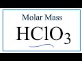 Molar Mass and Atomic Mass Concepts