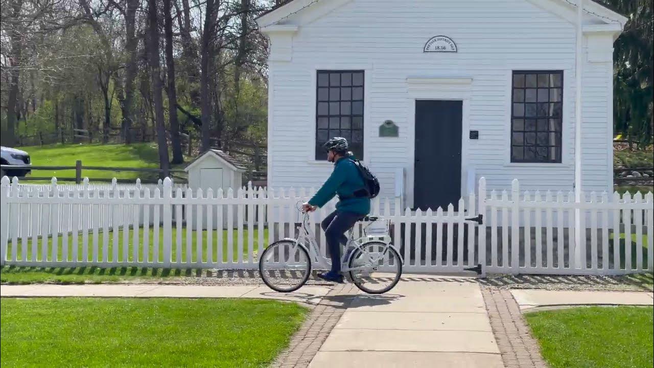 Biking the Portage Creek Bicentennial Trail at the Celery Flats in