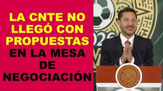 Soy Docente: LA CNTE NO LLEGÓ CON PROPUESTAS EN LA MESA DE NEGOCIACIÓN