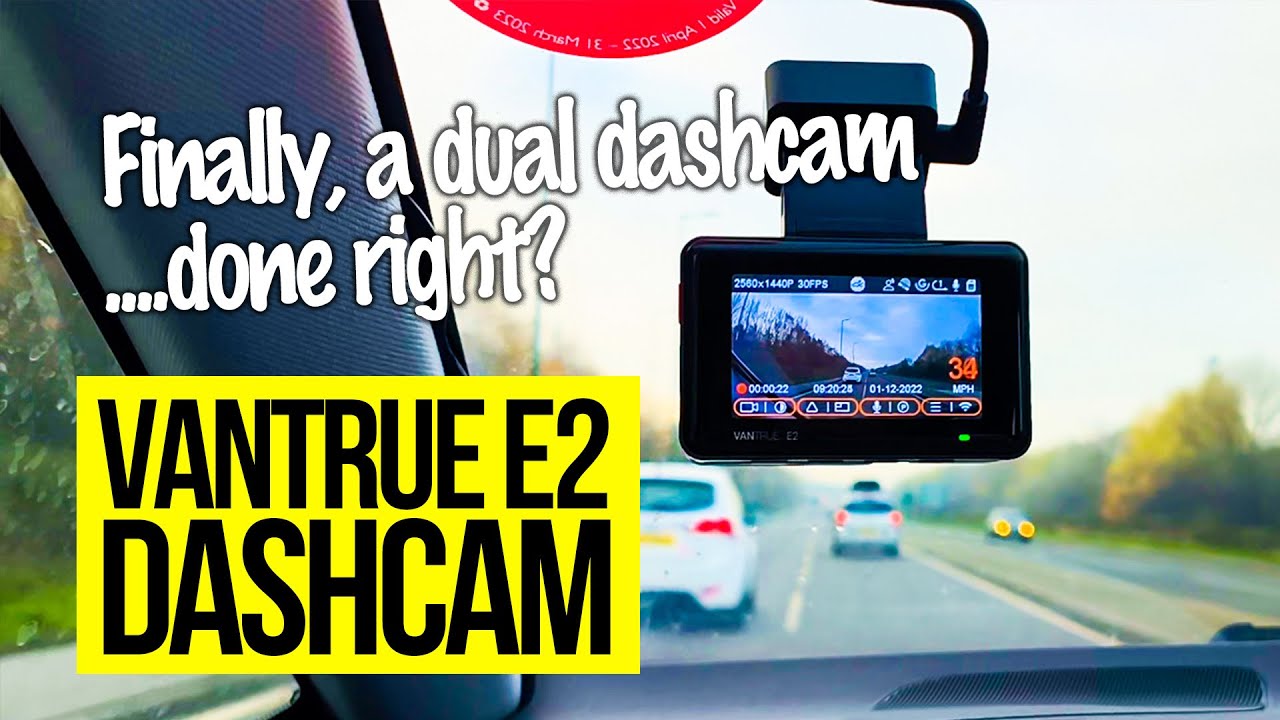 Protect Your Car With the Vantrue E2 GPS Dual-Camera Dashcam 