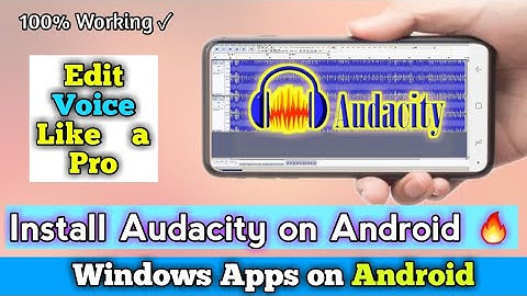 Audacity on Android🔥 । Edit your voice like a pro । Windows on Android । Exagear