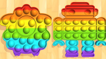 Pop Us!🐢👾! Popping Gameplay! Very Satisfying And Relaxing ASMR Games!