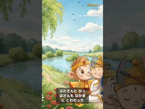 西遊記のあらすじ|1分アニメ絵本(ナレーション付き)