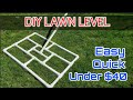 Quick and Easy DIY Lawn Leveling Tool and it's under $40!