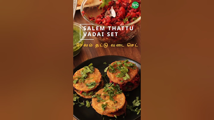 🔥 What’s Crunchy, Spicy & Totally Addictive? Salem Thattu Vadai!