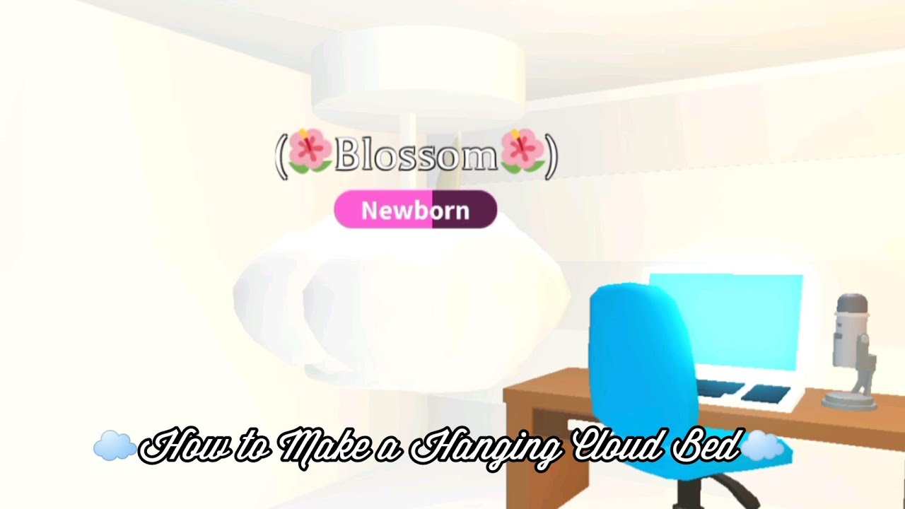 How to Make a Hanging Cloud Bed in Adopt Me! Roblox Adopt Me Emily's World YouTube