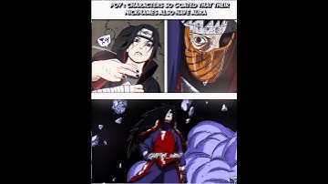 Characters 🥶🔥 #animeedit #anime #manga #mangaedit #itachi #obito #madara #narutoshippuden #edit