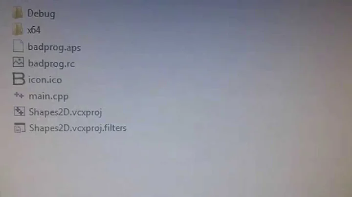 C++ - OpenGL - Adding an icon to the executable with Visual Studio
