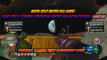 MOON SOLO EASTER EGG GUIDE!  BLACK OPS 3 ZOMBIES CHRONICLES EASTER EGG Moon Tutorial Gameplay
