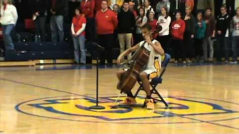 USA National Anthem on cello by Myles Yeazell