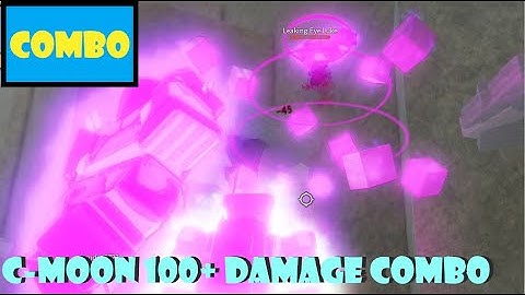 C Moon 100+ Damage Combo | YBA