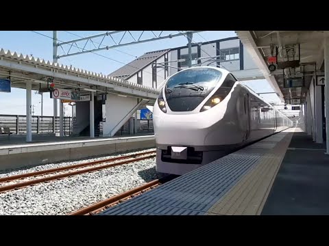特急ひたち3号 新地駅通過 6/7