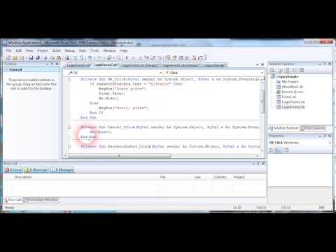 Programa Şifre Koyma [Ders] VB 2008 MaviWare