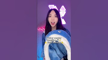Gawr Gura cosplay transformation #gawrgura #vtuber #hololive #cosplay #cosplayer #shorts