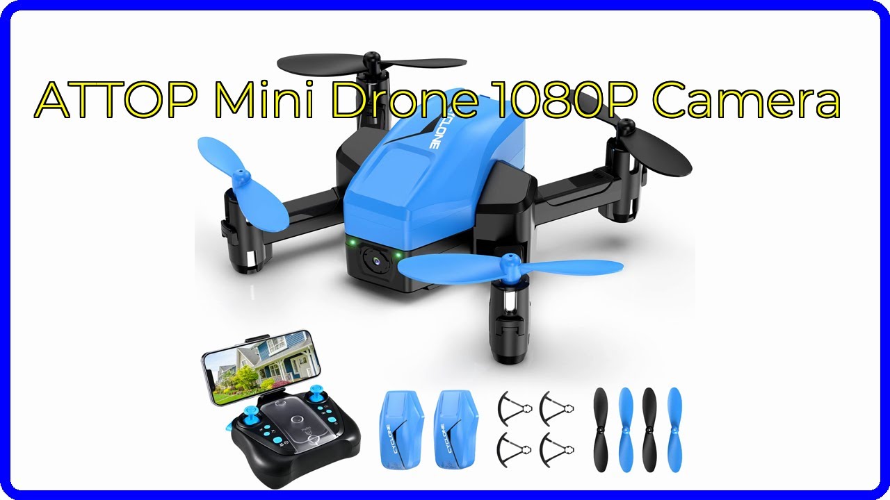 REVIEW (2026): ATTOP Mini Drone 1080P Camera. ESSENTIAL details.