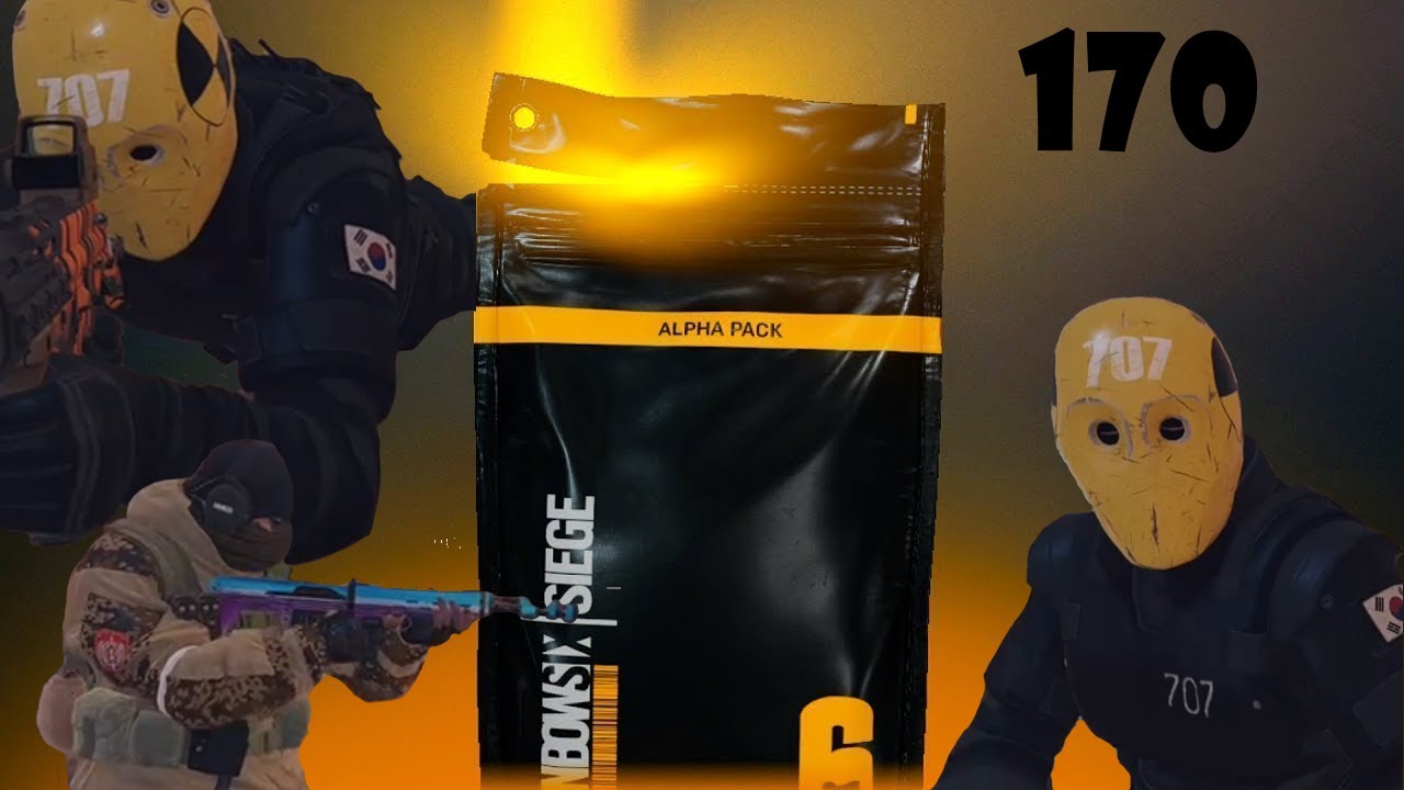 Rainbow Six Siege All Alpha Pack Items