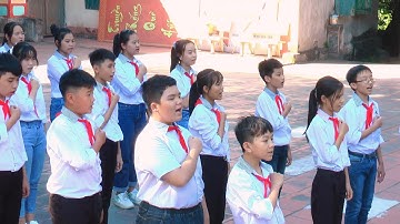 Bài dự thi: Hát quốc ca tại địa chỉ đỏ - Trường THCS TT Bố Hạ - Yên Thế - BG