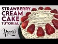 Strawberry Cream Cake Tutorial | Yeners Cake Tips with Serdar Yener from Yeners Way