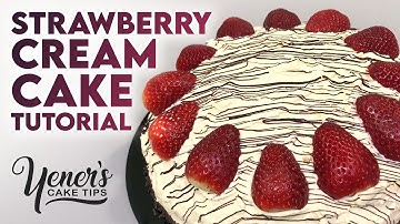 Aardbeienroomtaart Tutorial | Yeners Cake Tips met Serdar Yener van Yeners Way
