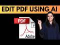 How to edit PDF file in MS Word using AI Tool PDFelement | Ritika AI | ChatGPT | Hindi