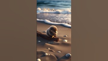 The Mini Seaotter #wizmoov #creative #ai #animation #shortstories