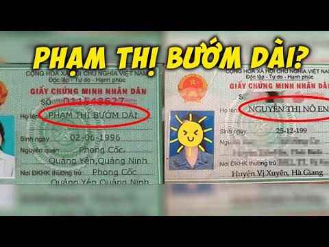 6 Cái Tên Độc Lạ Cười Ra Nước Mắt Có 1 Không 2 Ở Việt Nam - Youtube