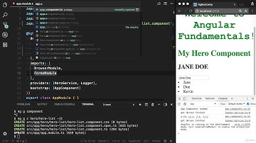 Learning Angular 7 from scratch - Part 2-1 - Inline Template