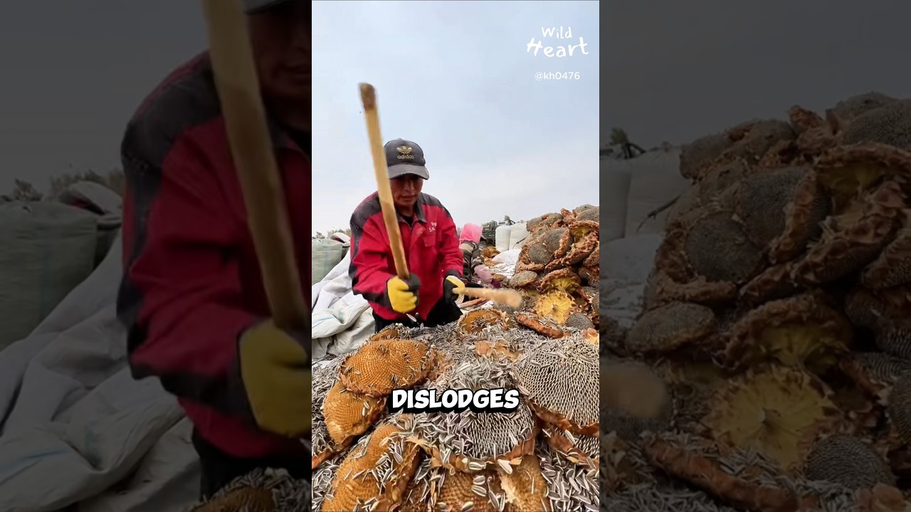 Why Are They Beating Sunflower Heads?