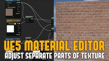 UE5: How to Adjust/Change Different Parts of Texture Using Masks, Lerps, Multiply in Material Editor