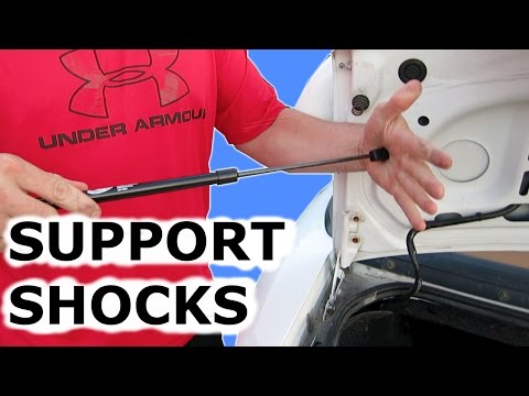 HOW TO REPLACE TRUNK LID SHOCK SUPPORTS ON FORD MUSTANG