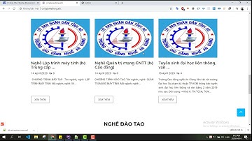 Website tin tức thông báo và giới thiệu trường đại học laravel php mysql mcv 2021