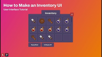 How to Make an Inventory UI Tutorial | Figma