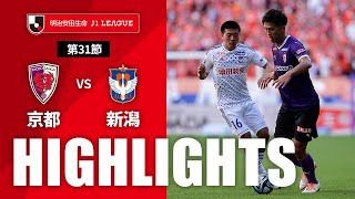 京都サンガF.C.vsアルビレックス新潟 J1リーグ 第31節